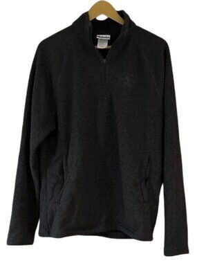 Disney Black Quarter Zip Pullover Jacket Men’s Sweater
